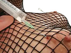 Painful saline injection