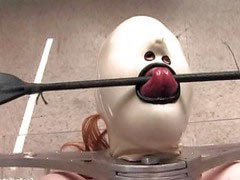 The submissive obeys the order of her Master to ride twenty dildos in turn. Then he ordered her to repeat that again