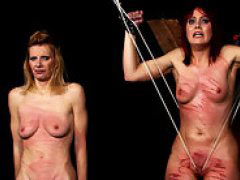 Scared chicks to punish